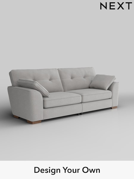 Natural Mix/Light Grey Stamford Buttoned Back (W43527) | £1,525