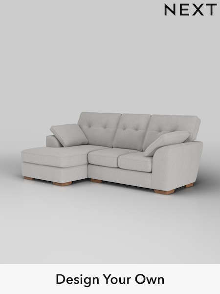 Natural Mix/Light Grey Stamford Buttoned Back (W43527) | £1,925