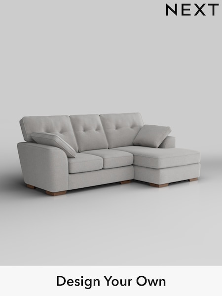 Natural Mix/Light Grey Stamford Buttoned Back (W43527) | £1,925