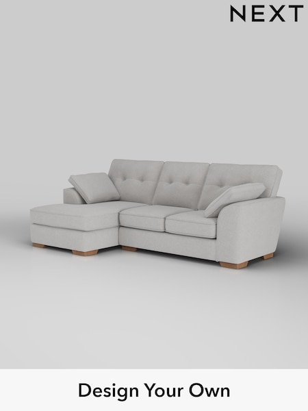 Natural Mix/Light Grey Stamford Buttoned Back (W43527) | £2,025