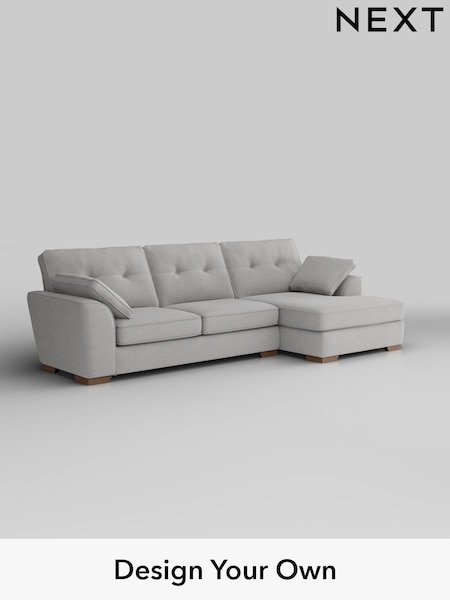 Natural Mix/Light Grey Stamford Buttoned Back (W43527) | £2,175