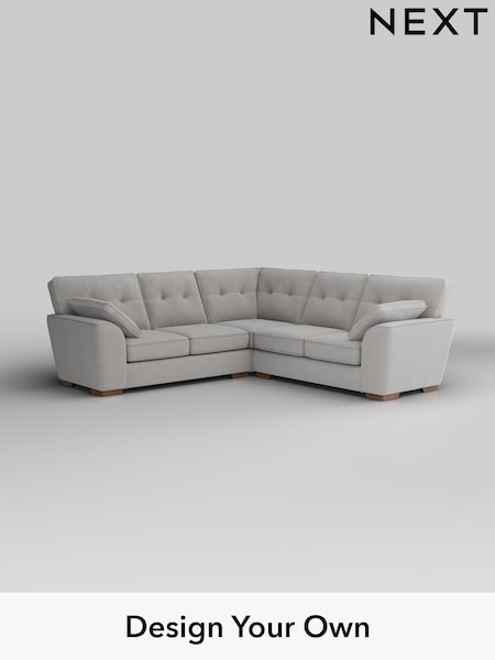 Natural Mix/Light Grey Stamford Buttoned Back (W43527) | £2,575