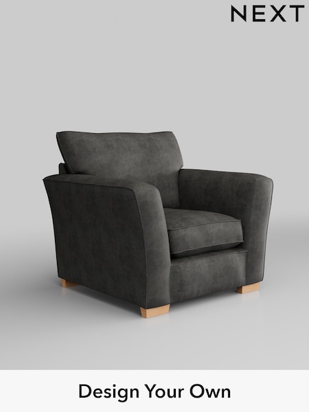 Monza Faux Leather Easy Clean/Dark Grey Heath Highback (W43542) | £750