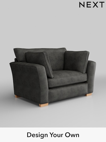 Monza Faux Leather Easy Clean/Dark Grey Heath Highback (W43542) | £850