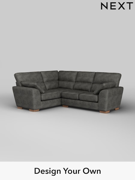 Monza Faux Leather Easy Clean/Dark Grey Stamford Highback (W43544) | £2,150