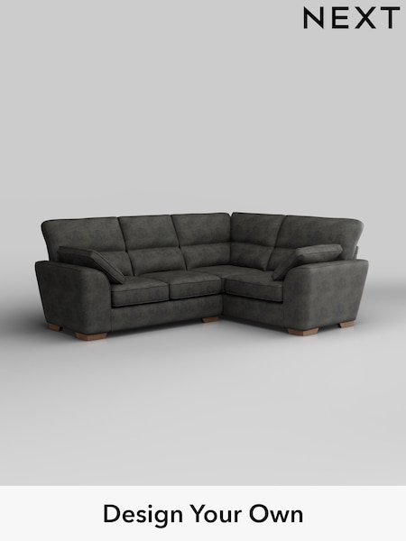 Monza Faux Leather Easy Clean/Dark Grey Stamford Highback (W43544) | £2,150