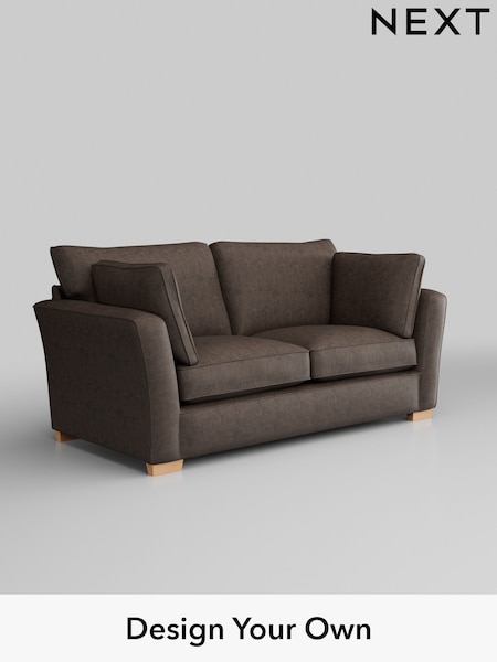 Monza Faux Leather Easy Clean/Peppercorn Brown Heath Highback (W43547) | £1,225