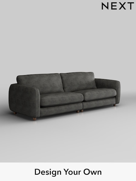 Monza Faux Leather Easy Clean/Dark Grey Aiden (W43551) | £1,425