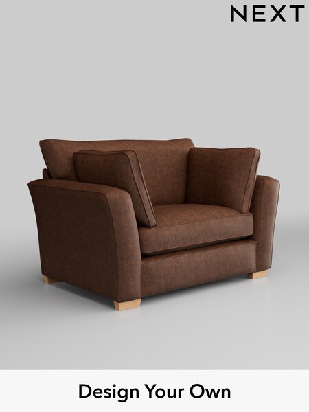 Monza Faux Leather Easy Clean/Chestnut Brown Heath Highback (W43552) | £850
