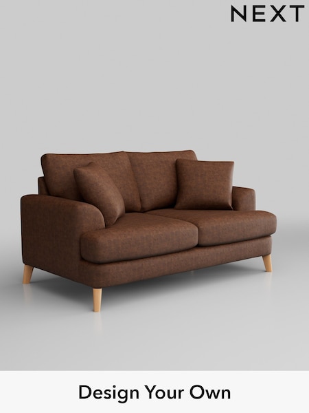 Monza Faux Leather Easy Clean/Chestnut Brown Parker (W43553) | £1,275