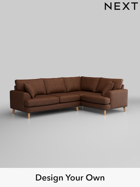 Monza Faux Leather Easy Clean/Chestnut Brown Parker (W43553) | £2,325