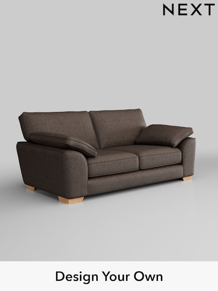 Monza Faux Leather Easy Clean/Peppercorn Brown Stamford Grand Relaxed Sit (W43560) | £1,725