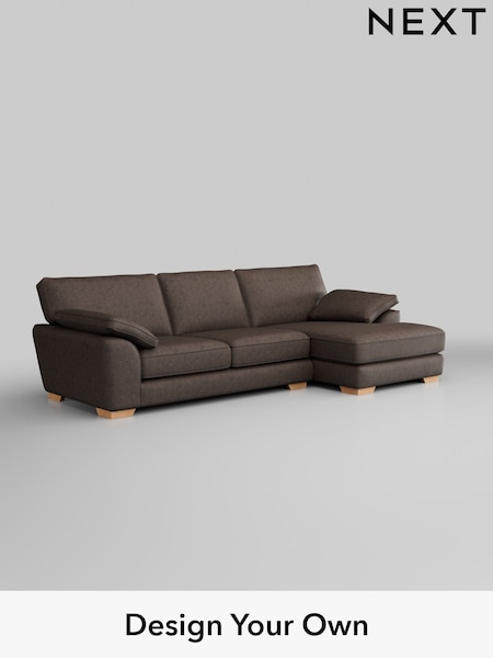 Monza Faux Leather Easy Clean/Peppercorn Brown Stamford Grand Relaxed Sit (W43560) | £2,550