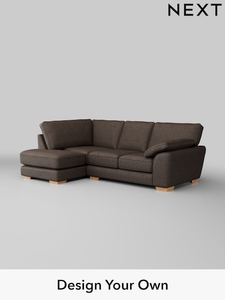 Monza Faux Leather Easy Clean/Peppercorn Brown Stamford Grand Relaxed Sit (W43560) | £2,375