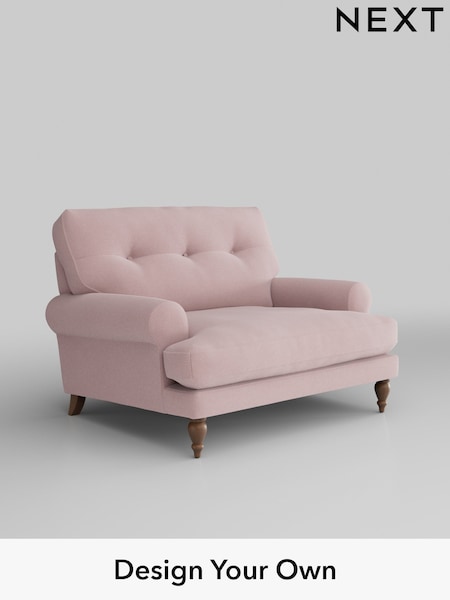 Natural Mix/Light Rose Pink Erin Buttoned Back Deep Sit (W43563) | £1,075