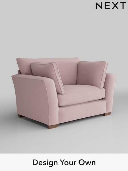 Natural Mix/Light Rose Pink Heath Highback (W43575) | £950