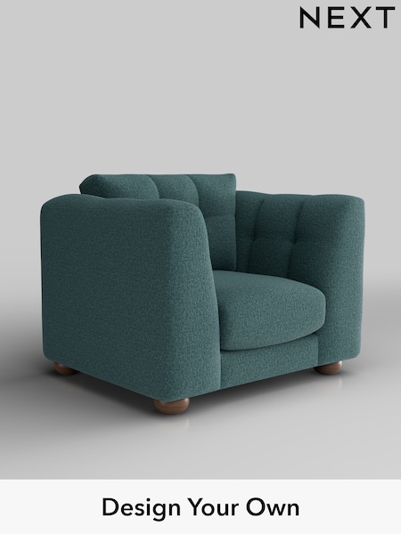 Chunky Chenille/Mid Teal Green Jasmine (W43584) | £1,075