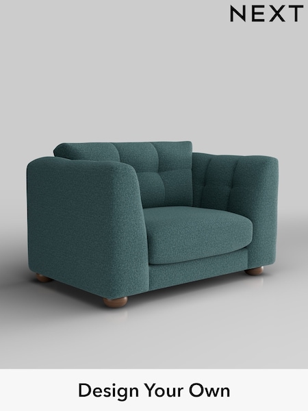 Chunky Chenille/Mid Teal Green Jasmine (W43584) | £1,175