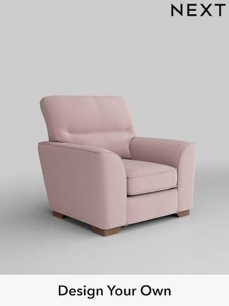 Natural Mix/Light Rose Pink Stamford Highback (W43590) | £899