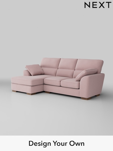 Natural Mix/Light Rose Pink Stamford Highback (W43590) | £2,025