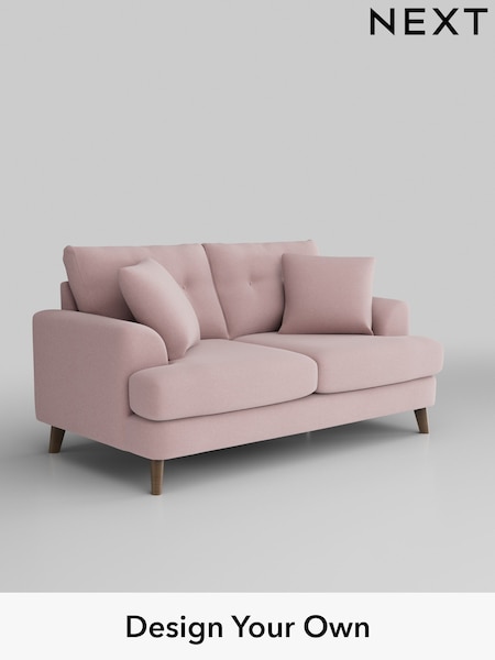 Natural Mix/Light Rose Pink Parker Buttoned Back (W43591) | £1,450