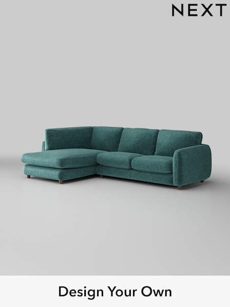 Plush Chenille/Dark Teal Green Aiden (W43602) | £1,825