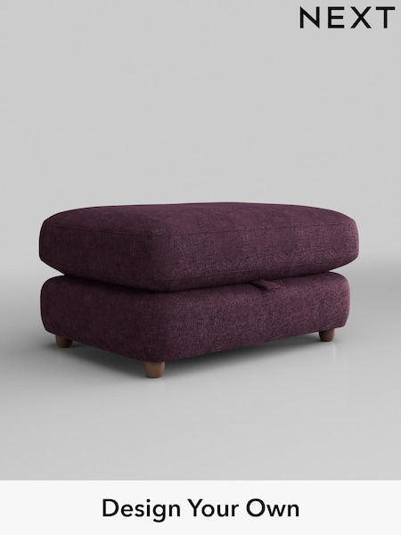 Plush Chenille/Dark Plum Purple Aiden (W43606) | £499