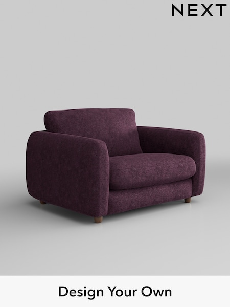 Plush Chenille/Dark Plum Purple Aiden (W43606) | £925