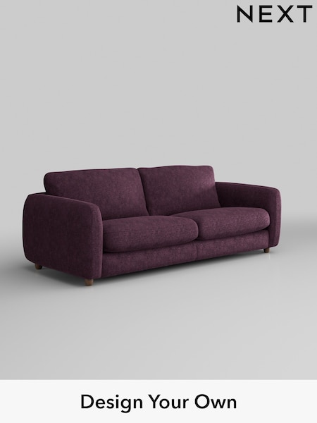 Plush Chenille/Dark Plum Purple Aiden (W43606) | £1,325