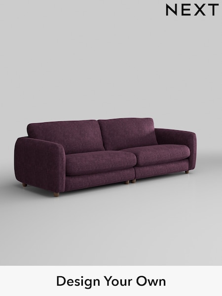 Plush Chenille/Dark Plum Purple Aiden (W43606) | £1,425