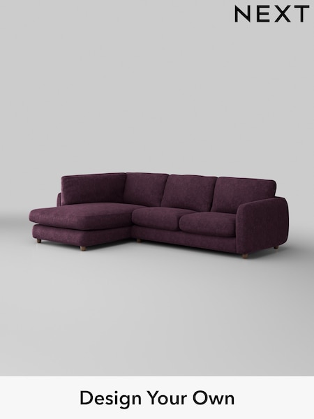 Plush Chenille/Dark Plum Purple Aiden (W43606) | £1,825