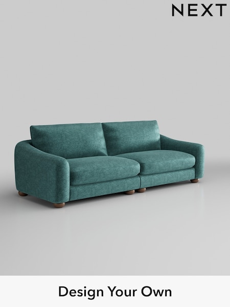 Plush Chenille/Dark Teal Green Arches (W43607) | £1,425