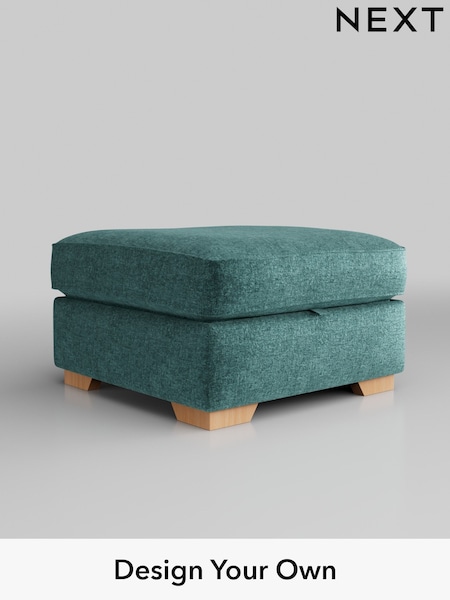 Plush Chenille/Dark Teal Green Stamford Grand Relaxed Sit (W43609) | £499