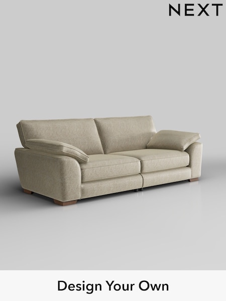 Plush Chenille/Light Natural Stamford Grand Relaxed Sit (W43610) | £1,799