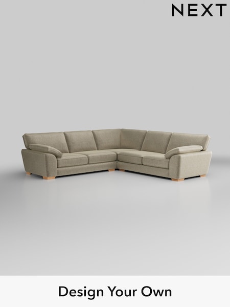 Plush Chenille/Light Natural Stamford Grand Relaxed Sit (W43610) | £3,025