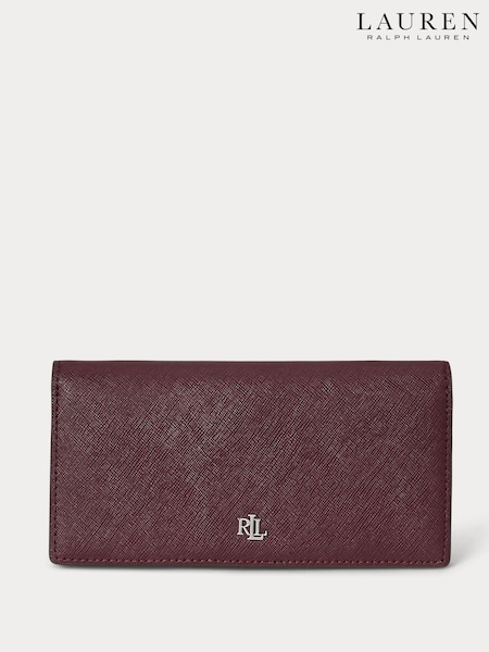 Lauren Ralph Lauren Red Slim Red Leather Purse (W43647) | £119