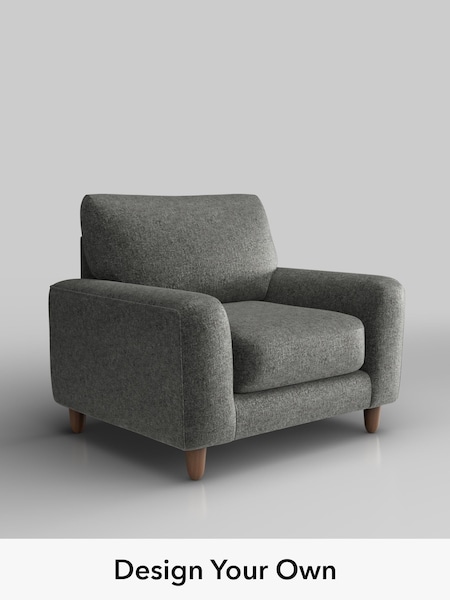 Plush Chenille/Dark Grey Campbell (W43660) | £875