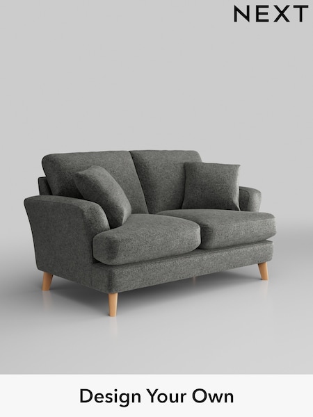 Plush Chenille/Dark Grey Conway Relaxed Sit (W43661) | £1,150