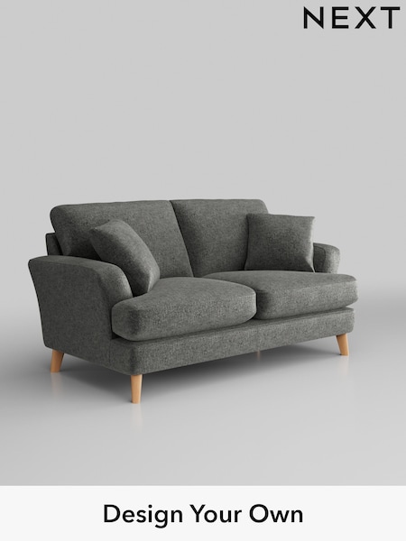 Plush Chenille/Dark Grey Conway Relaxed Sit (W43661) | £1,250