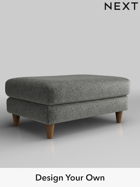 Plush Chenille/Dark Grey Hartley Highback Relaxed Sit (W43667) | £425
