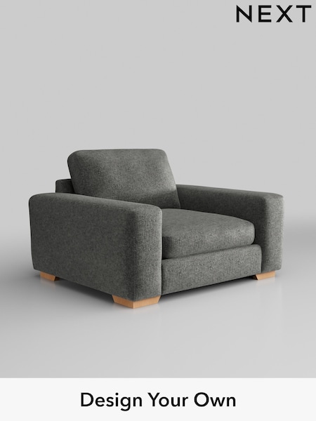 Plush Chenille/Dark Grey Houghton Deep Sit (W43670) | £975