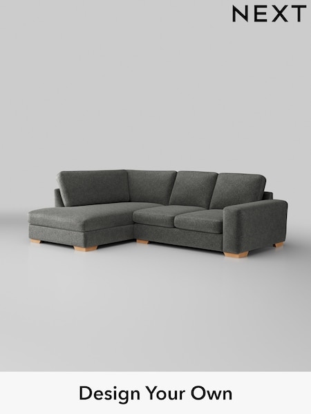 Plush Chenille/Dark Grey Houghton Deep Sit (W43670) | £2,099