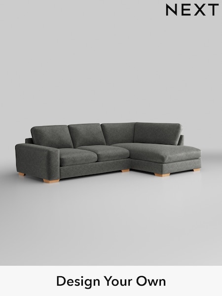 Plush Chenille/Dark Grey Houghton Deep Sit (W43670) | £2,199
