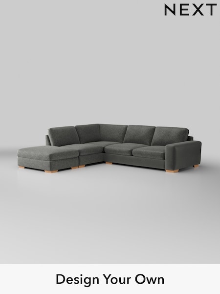 Plush Chenille/Dark Grey Houghton Deep Sit (W43670) | £2,599