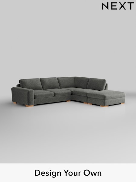 Plush Chenille/Dark Grey Houghton Deep Sit (W43670) | £2,599