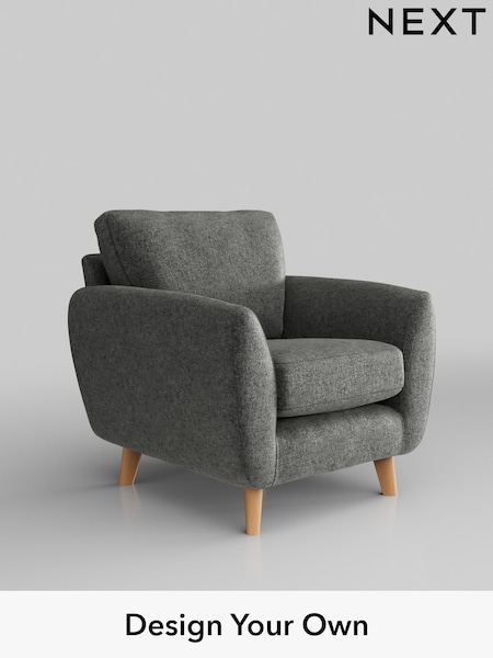 Plush Chenille/Dark Grey Wilson (W43675) | £550
