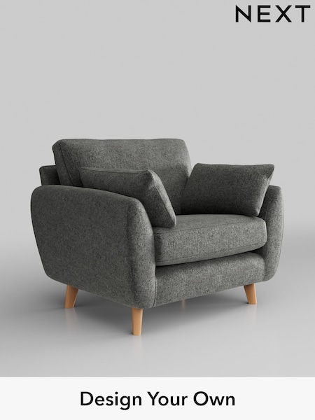 Plush Chenille/Dark Grey Wilson (W43675) | £650