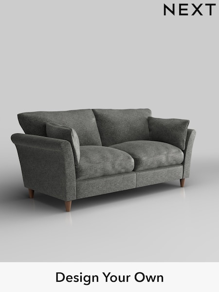 Plush Chenille/Dark Grey Hartley Relaxed Sit (W43677) | £1,275