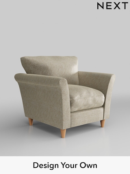 Plush Chenille/Light Natural Hartley Relaxed Sit (W43678) | £825