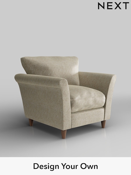 Plush Chenille/Light Natural Hartley Relaxed Sit (W43678) | £825